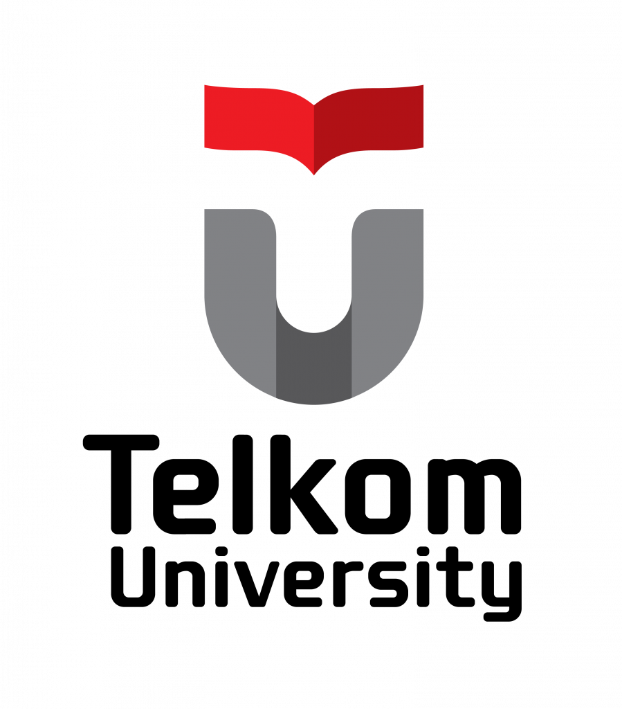 Logo Telkom University Primer Vertikal