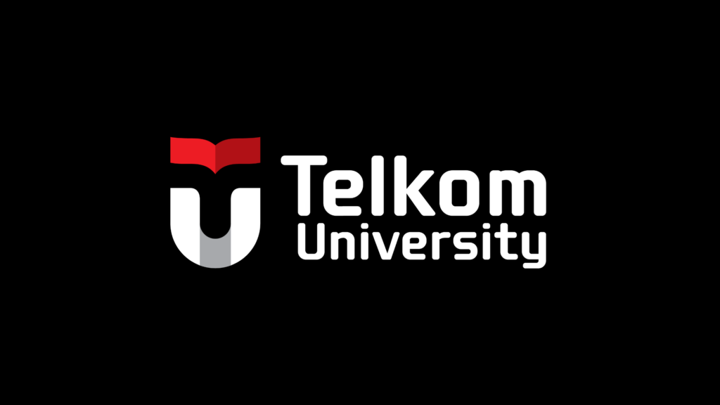 Logo Telkom University White Horizontal