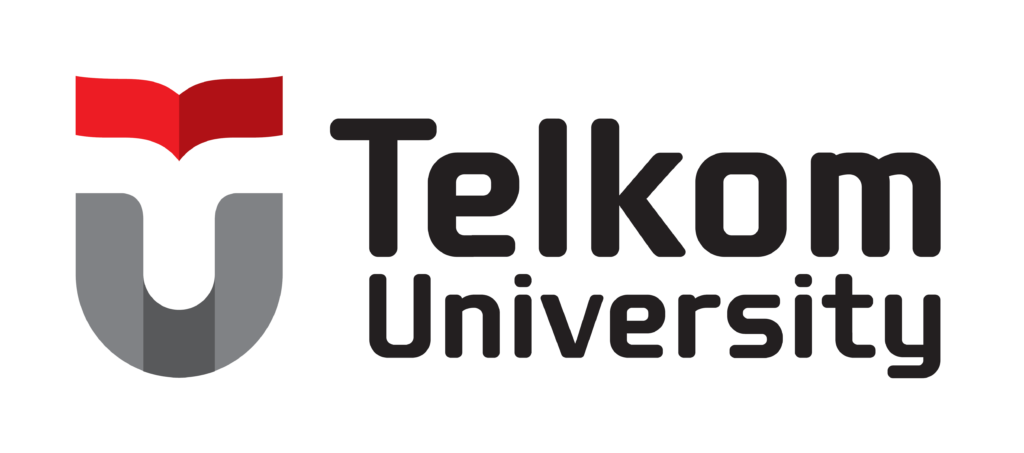 Logo Telkom University Black Horizontal