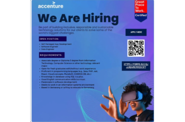 Accenture Indonesia is Hiring for Entry Level positions- - SAP Packaged App Development - Software Engineer- Data EngineerIf you are an Associate Degree - Diploma 3 graduates from Information Technology, Computer S