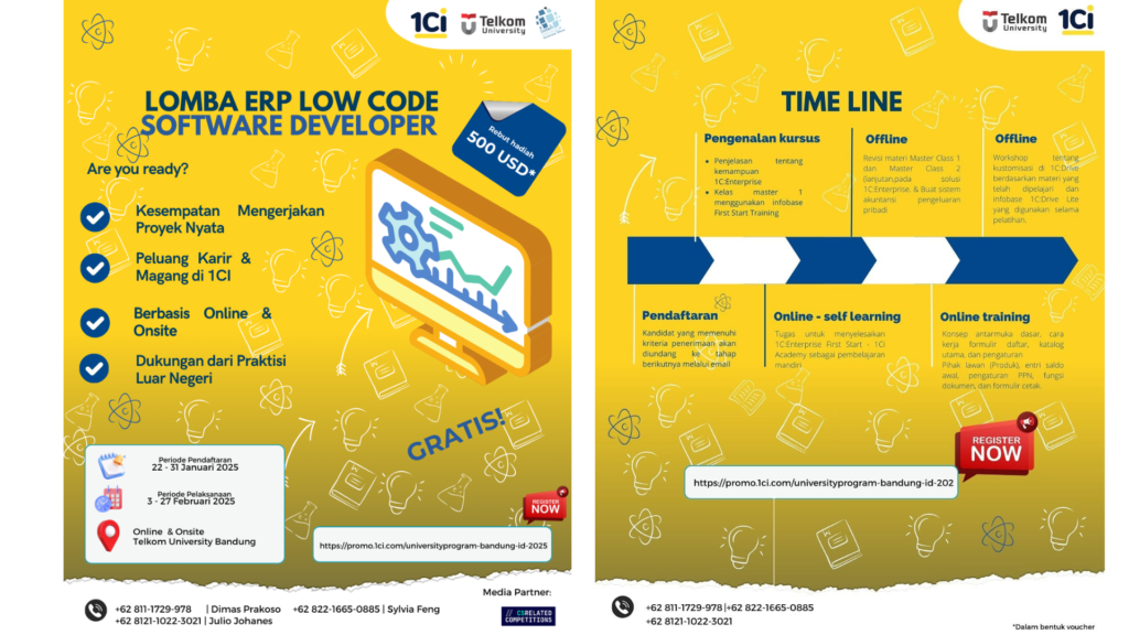 workshop ERP low code telkom university